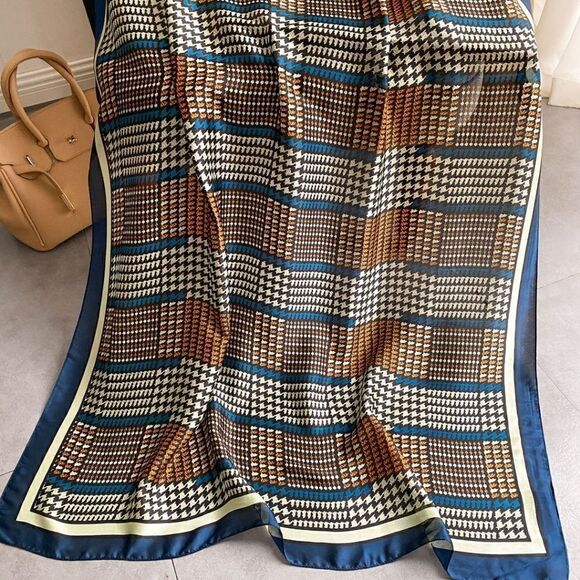 Miss Sheila Long Silky Scarf In 2 Colors - Picture 6 of 7